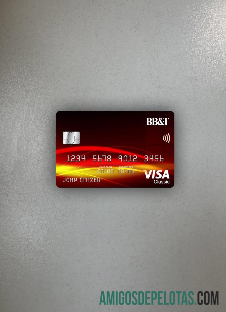 EUA BB&T Corp. Banco Visa Classic Cartão Photolook Frente exemplo real